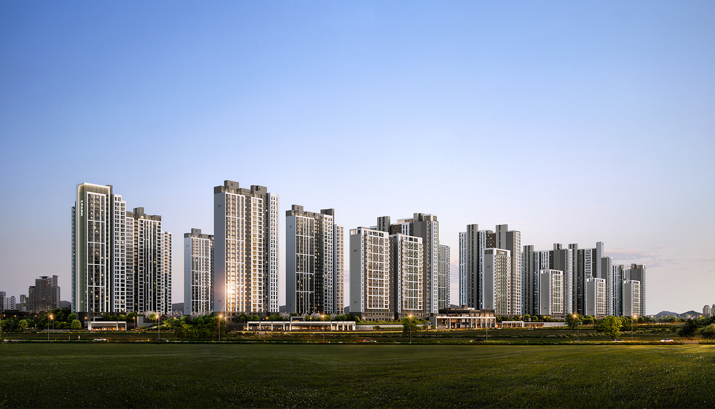 운정 아이파크 포레스트 아파트 투시도